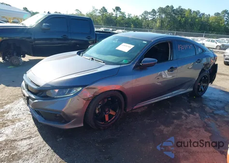 2019 Honda Civic Lx from USA, damaged, VIN 19XFC2F66KE013046